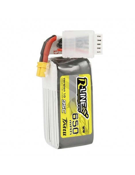 Akumuliatorius Tattu R-Line 650mAh 14,8V 95C 4S1P XT30