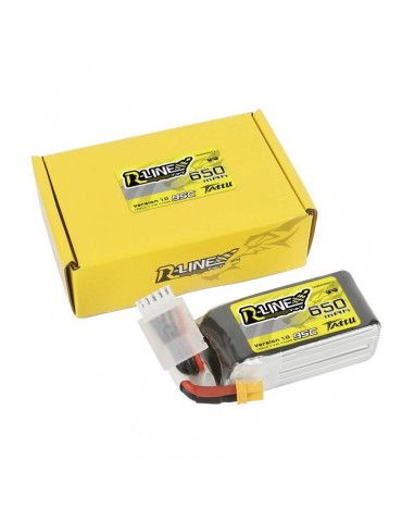Akumuliatorius Tattu R-Line 650mAh 14,8V 95C 4S1P XT30