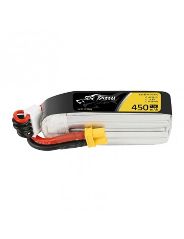 Akumuliatorius Tattu 450mAh 14,8V 75C 4S1P Long