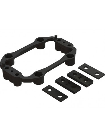 Arrma Aluminum Servo Mount Plastic Holder Set