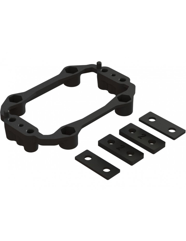 Arrma Aluminum Servo Mount Plastic Holder Set