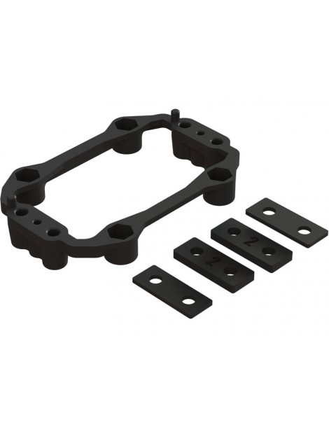 Arrma Aluminum Servo Mount Plastic Holder Set