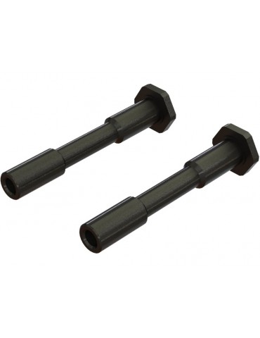 Arrma Steel Steering Post 6x42mm Black (2)