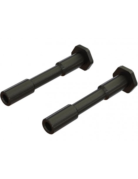 Arrma Steel Steering Post 6x42mm Black (2)