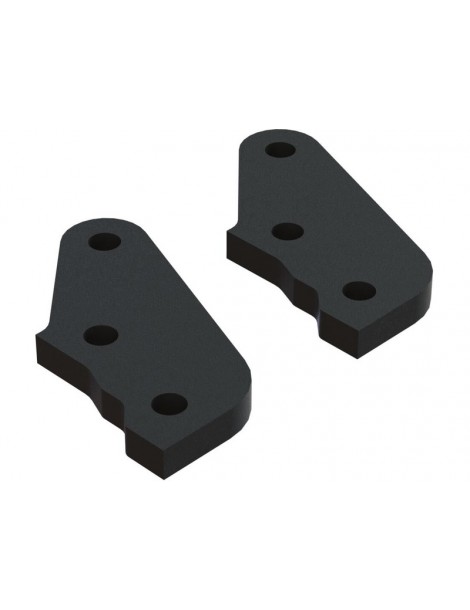 Arrma Aluminum Steering Plate Black (2)