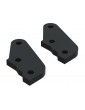 Arrma Aluminum Steering Plate Black (2)