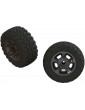 Arrma Wheels & Tires, dBoots Ragnarok Mt Tires, Black Chrome Wheels (2)