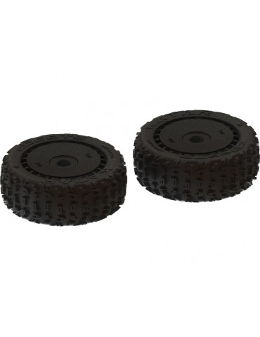 Arrma dBoots 'Katar B 6S' Tire Set Black - Pair