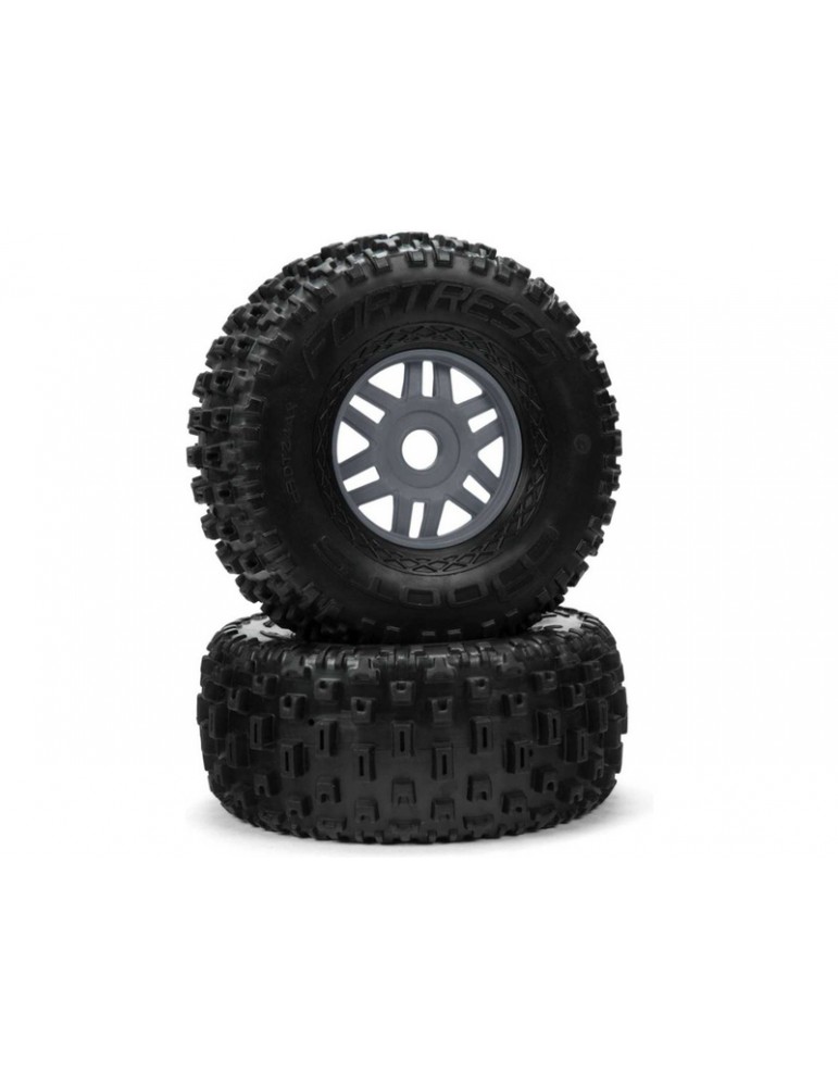 Arrma dBoots Fortress Tyre Set Gun Metal (Pair)