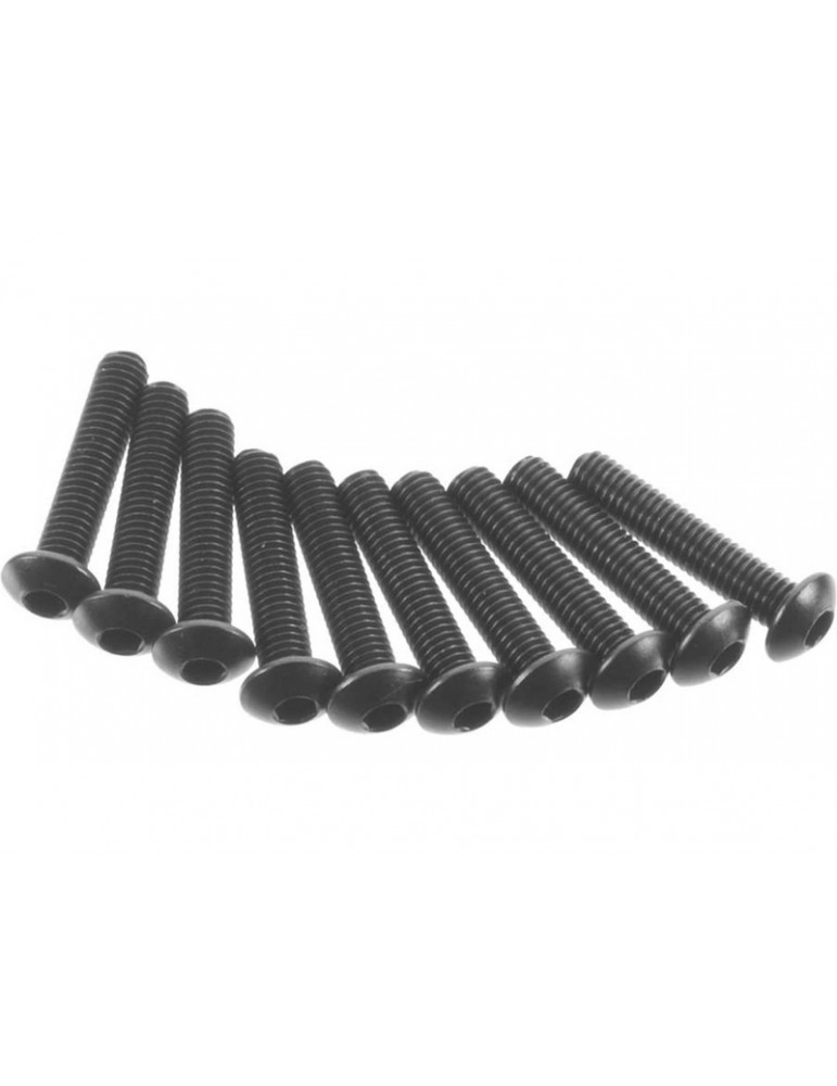 Axial Screw Hex Socket M3x15mm Button Head (10)
