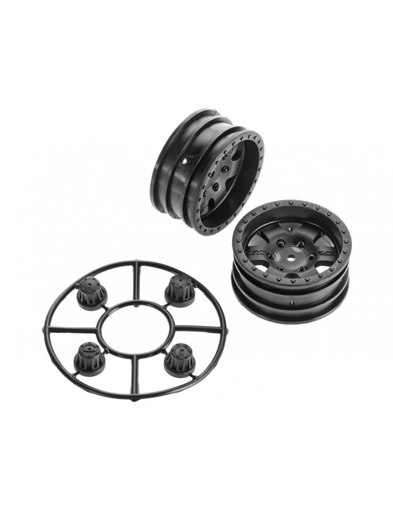 Axial 1.9 Black Rock CRC Wheels (2)