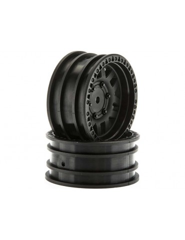 Axial 1.9" Wheels KMC XD Machete Crawl Black (2)