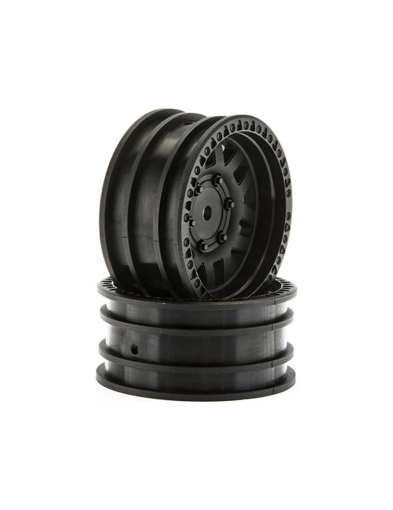 Axial 1.9" Wheels KMC XD Machete Crawl Black (2)