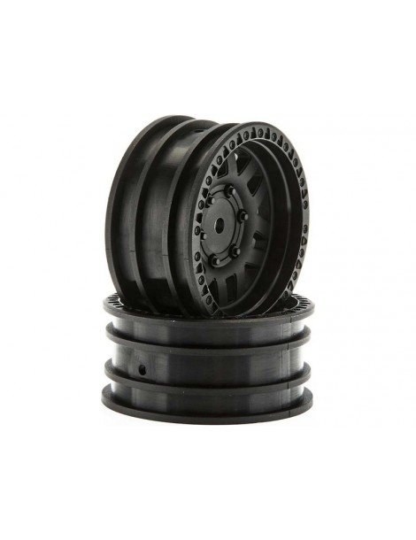 Axial 1.9" Wheels KMC XD Machete Crawl Black (2)
