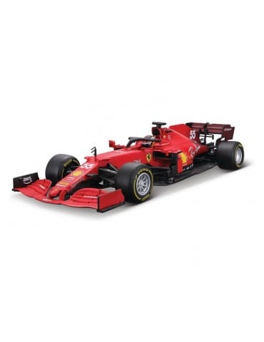 Bburago Ferrari SF21 1:18 55 Carlos Sainz