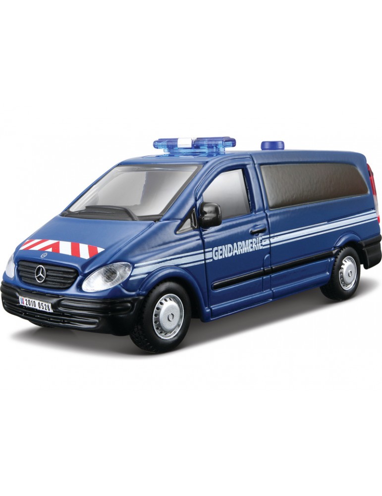 Bburago Mercedes-Benz Vito 1:50 blue - police