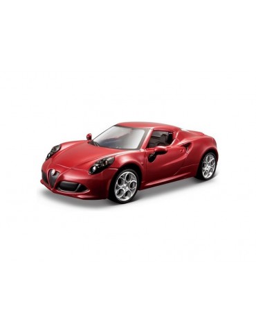 Bburago 1:32 Alfa Romeo 4C metalic red