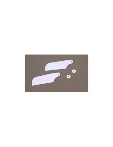 Blade Tail Rotor Blade Set, White: B450, 330X