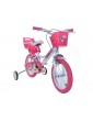 DINO Bikes - Children's bike 16" Jednorožec with doll seat