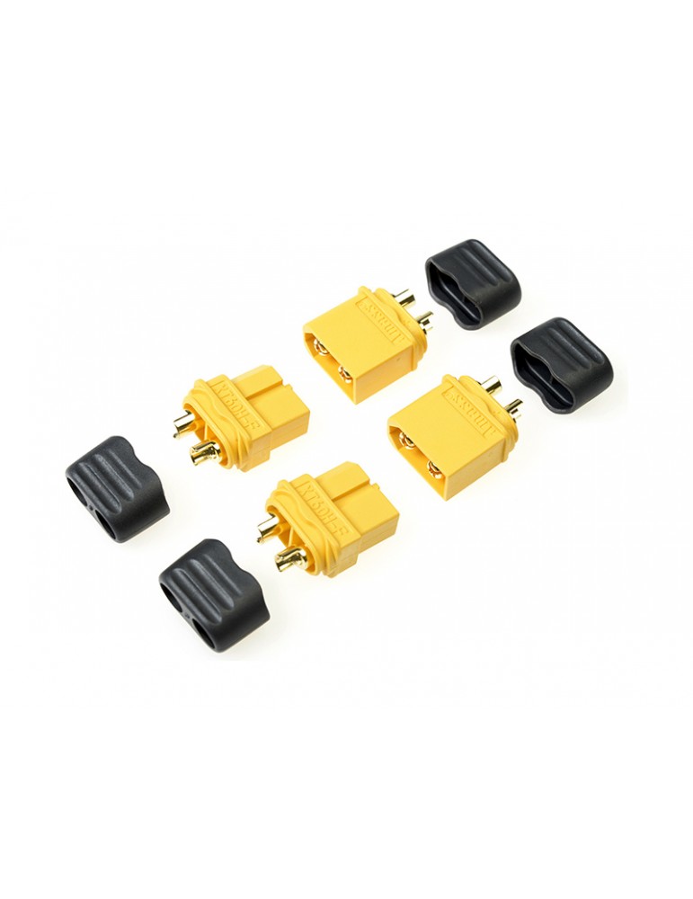 Connector Gold Plated XT-60 with Cover (2 pairs)