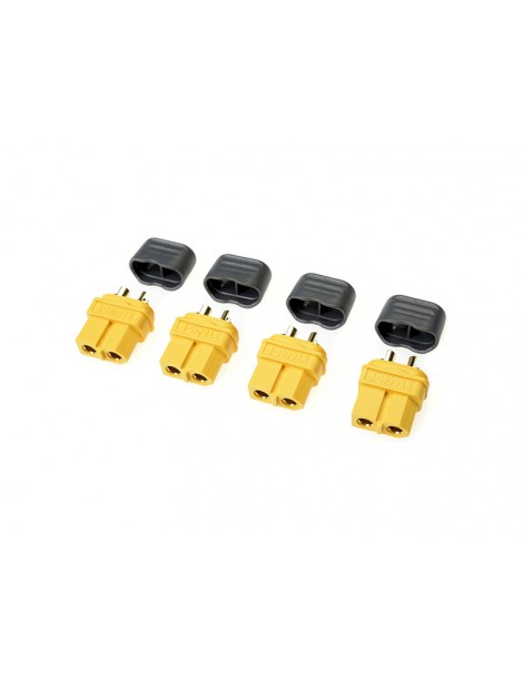 Connector Gold Plated XT-60 with Cover Male (4)
