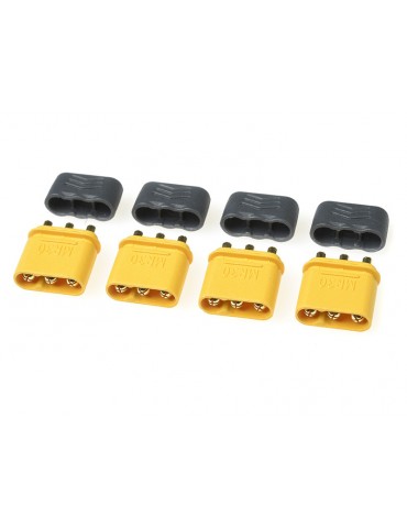 Connector Gold Plated MR-30 w/ Cap Male (4)