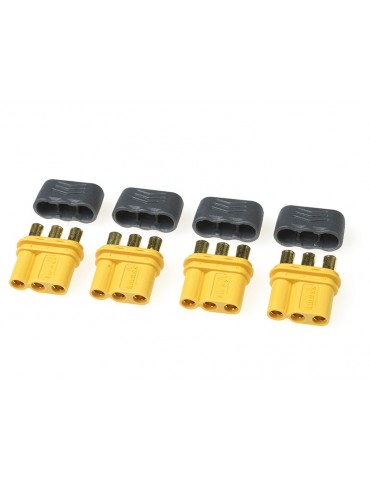 Connector Gold Plated MR-30 w/ Cap Female (4)