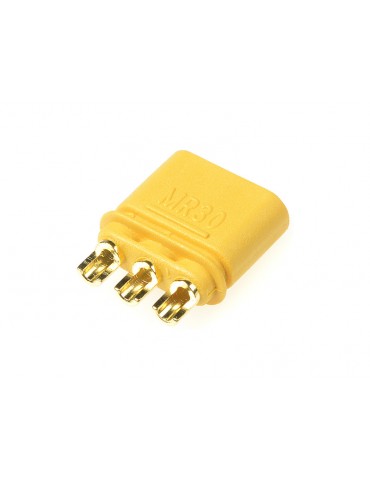 Connector Gold Plated MR-30 w/ Cap Female (4)