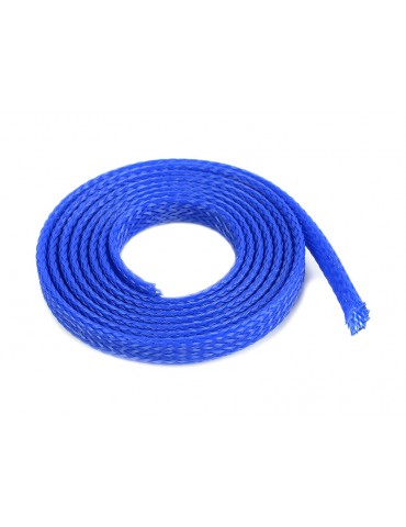 Wire Protection Sleeve Braided 6mm Blue (1m)