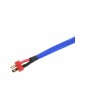 Wire Protection Sleeve Braided 6mm Blue (1m)