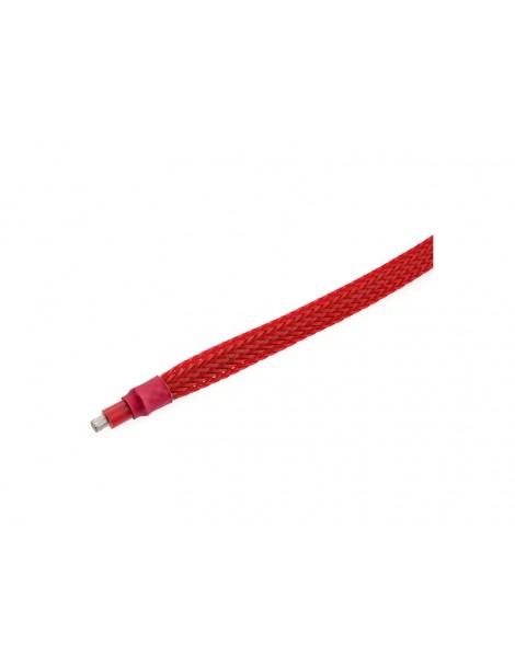 Wire Protection Sleeve Braided 6mm Red (1m)
