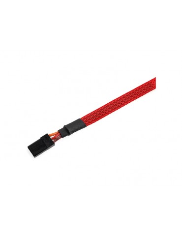 Wire Protection Sleeve Braided 6mm Red (1m)