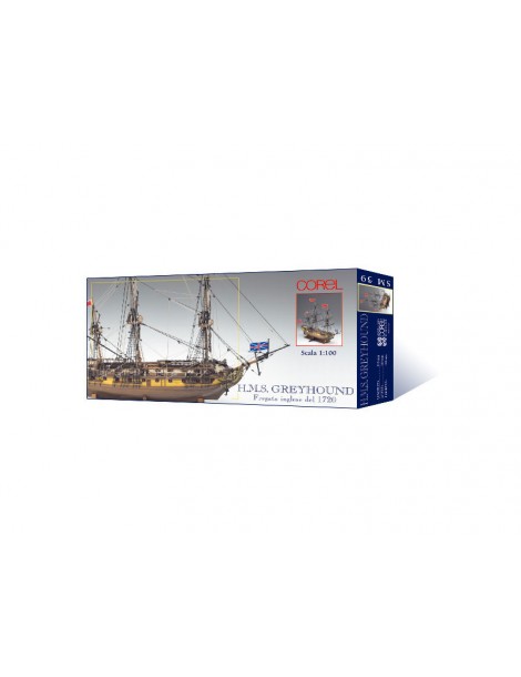 COREL H.M.S. Greyhound frigate 1720 1: 100 kit