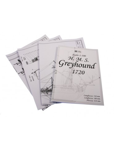 COREL H.M.S. Greyhound frigate 1720 1: 100 kit