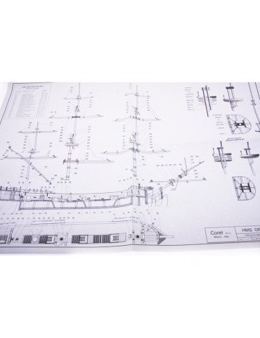 COREL H.M.S. Greyhound frigate 1720 1: 100 kit