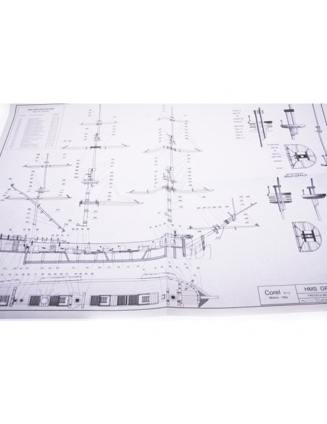 COREL H.M.S. Greyhound frigate 1720 1: 100 kit