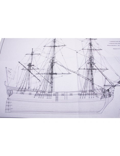 COREL H.M.S. Greyhound frigate 1720 1: 100 kit