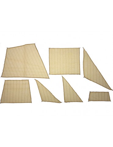 Dusek Le Cerf 1779 1:72 - set of sails