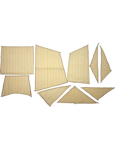 Dusek La Belle Poule 1932 1:50 - set of sails