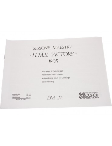 COREL H.M.S. Victory 1651 modelio pjūvis 1:98 Rinkinys