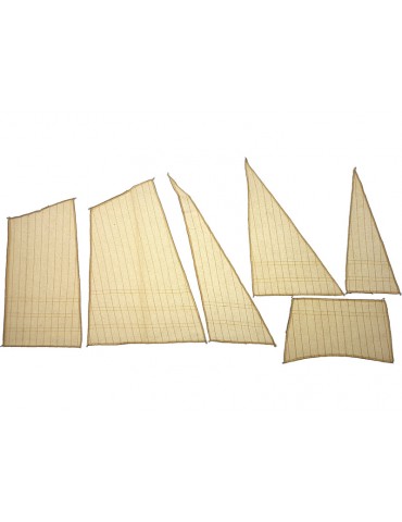 MAMOLI Marseille 1764 1:64 - set of sails