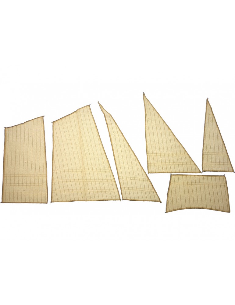 MAMOLI Marseille 1764 1:64 - set of sails
