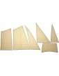 MAMOLI Marseille 1764 1:64 - set of sails