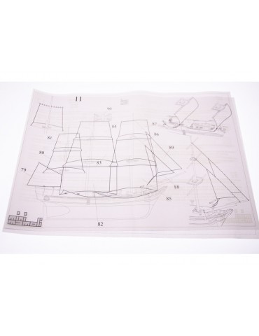 MINI MAMOLI H.M.S. Bounty 1: 135 kit