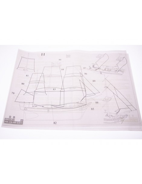 MINI MAMOLI H.M.S. Bounty 1: 135 kit