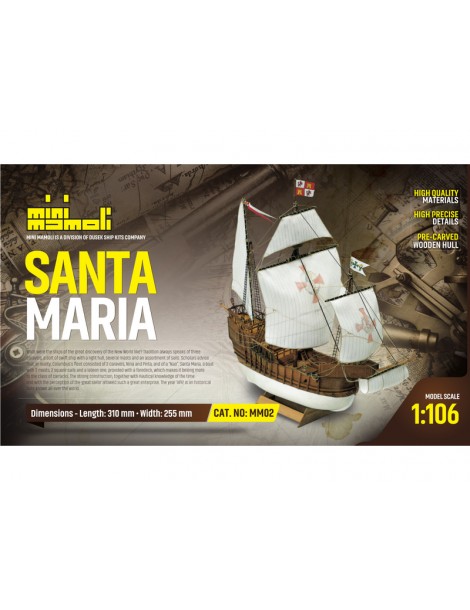 MINI MAMOLI Santa Maria 1: 106 kit