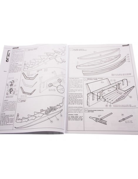 AMATI Navae Egizia Egyptian ship 1:50 set