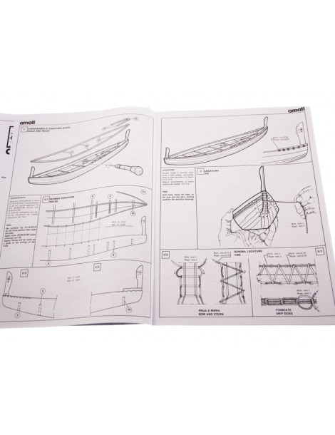 AMATI Navae Egizia Egyptian ship 1:50 set