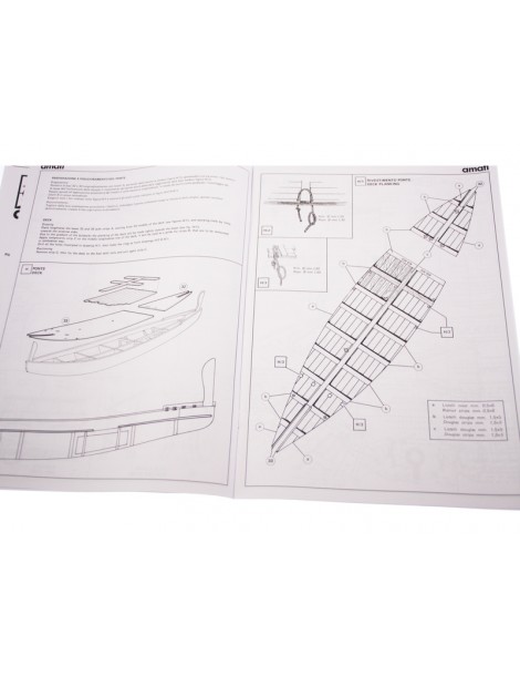 AMATI Navae Egizia Egyptian ship 1:50 set