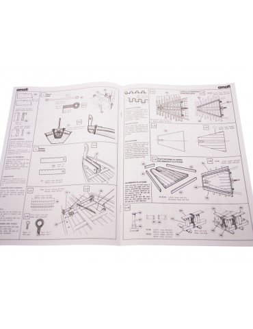 AMATI Navae Egizia Egyptian ship 1:50 set